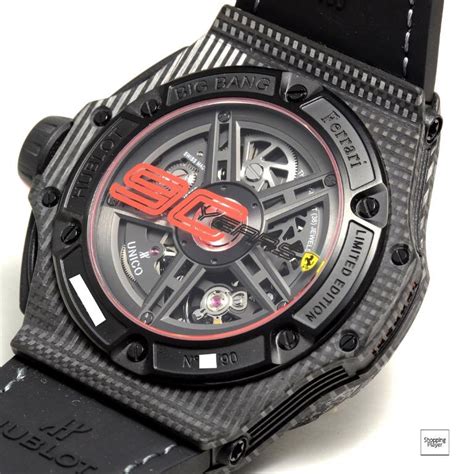 402 qd 0123 nr hublot|Hublot Big Bang Scuderia Ferrari 90th Anniversary 3D Carbon .